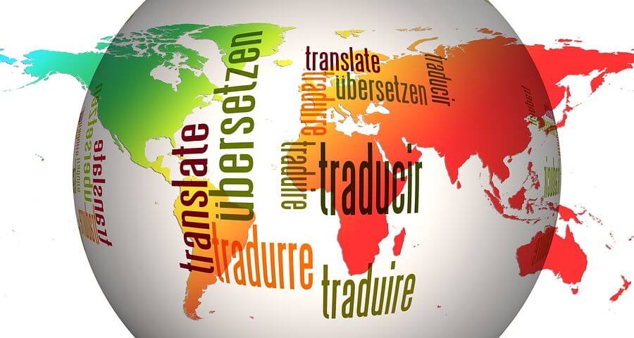 Image showing various translation of the word translate