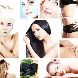 Pictures showing different beauty services offered