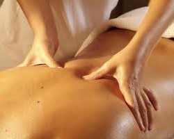 Massage Session given by a massotherapist