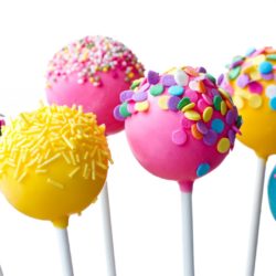 Colourful lolly pops from a confectionery store